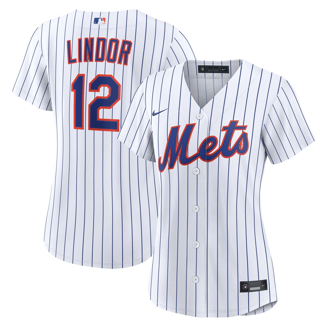 Francisco Lindor New York Mets Nike Women's Home Replica Jersey - White