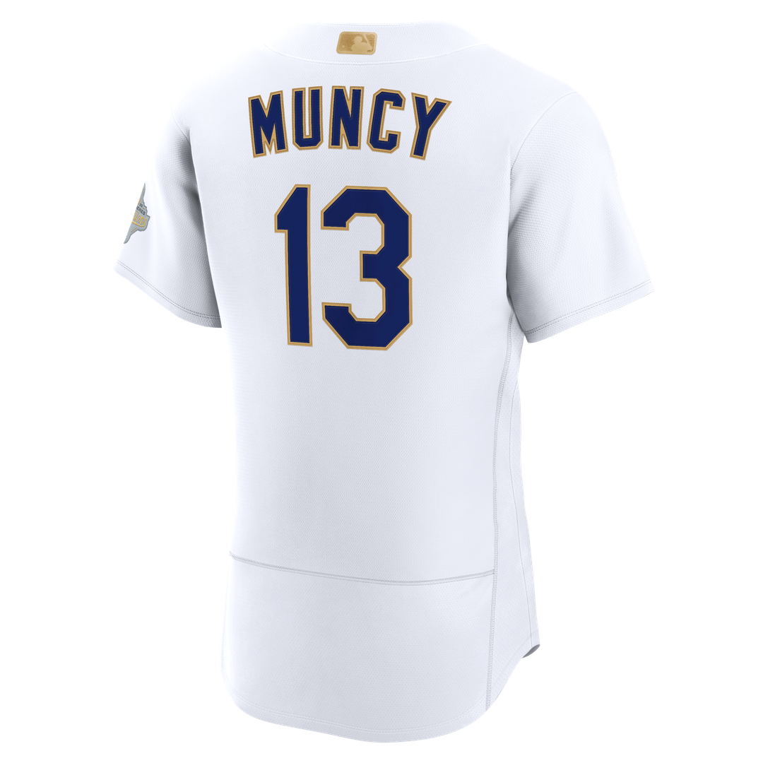 Max Muncy Los Angeles Dodgers Nike 2026 Gold Collection Authentic Jersey - White