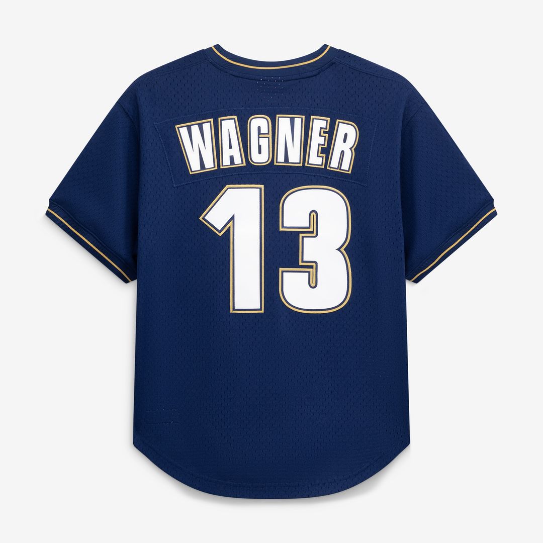 Billy Wagner Houston Astros Mitchell & Ness Authentic Batting Practice Jersey - Navy