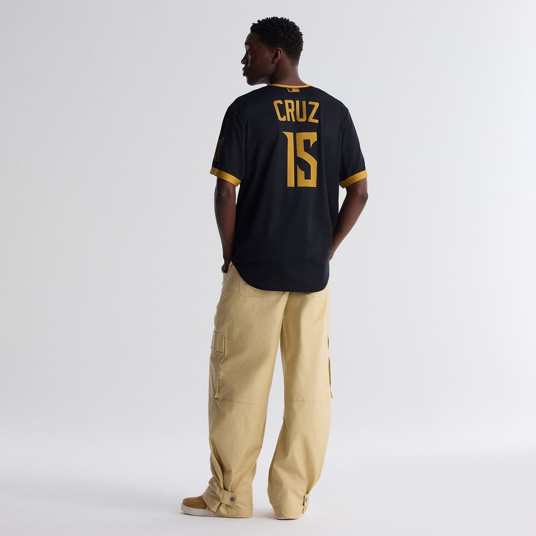 Oneil Cruz Pittsburgh Pirates Nike 2026 City Connect Stadium Jersey - Black