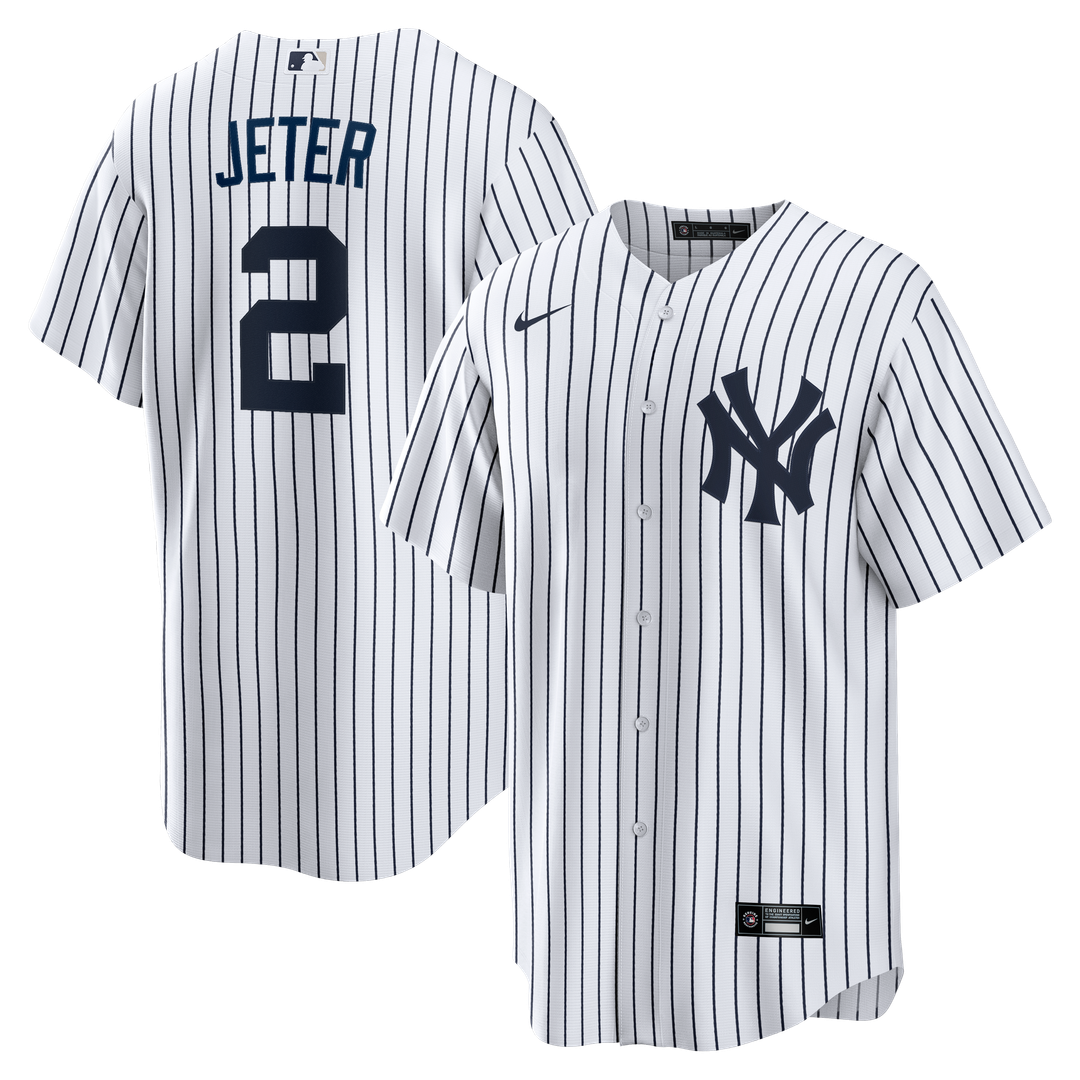 Derek Jeter New York Yankees Nike Home Retired Player Replica Jersey - White