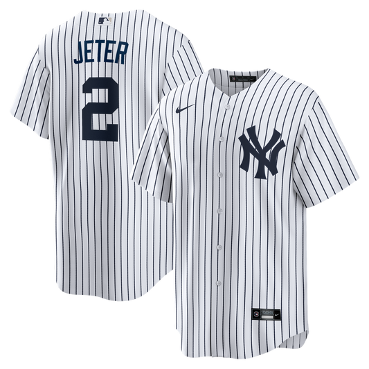 Derek Jeter New York Yankees Nike Home Retired Player Replica Jersey - White