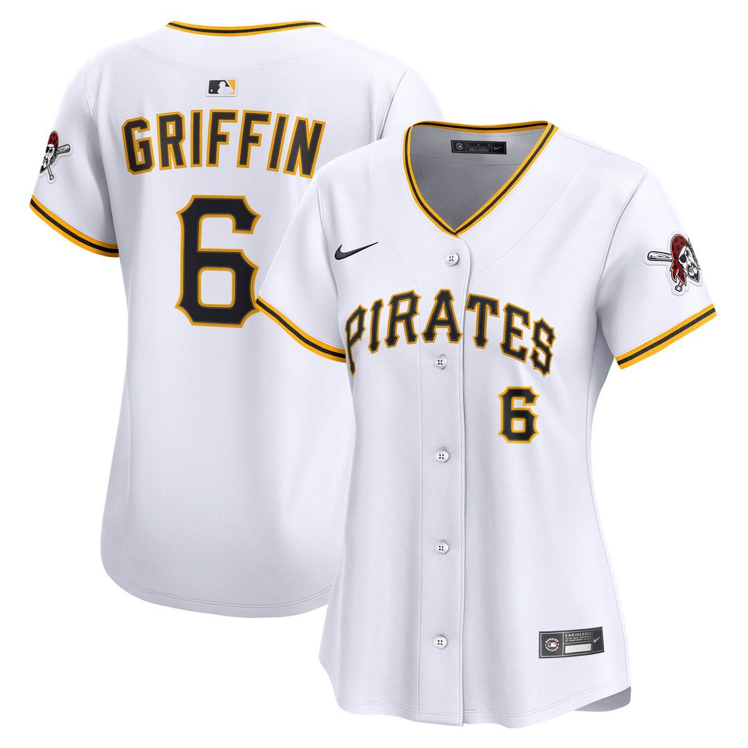 Konnor Griffin Pittsburgh Pirates Nike Women's Home Limited Jersey  - White