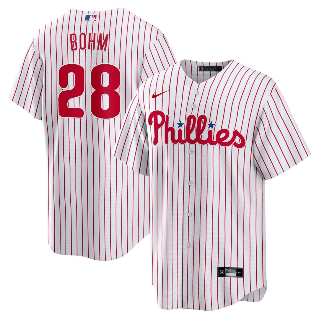 Alec Bohm Philadelphia Phillies Nike Home Replica Jersey - White