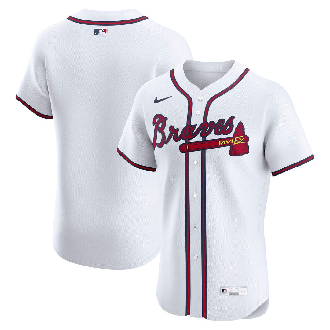 Atlanta Braves Nike Alternate Elite Jersey - Navy
