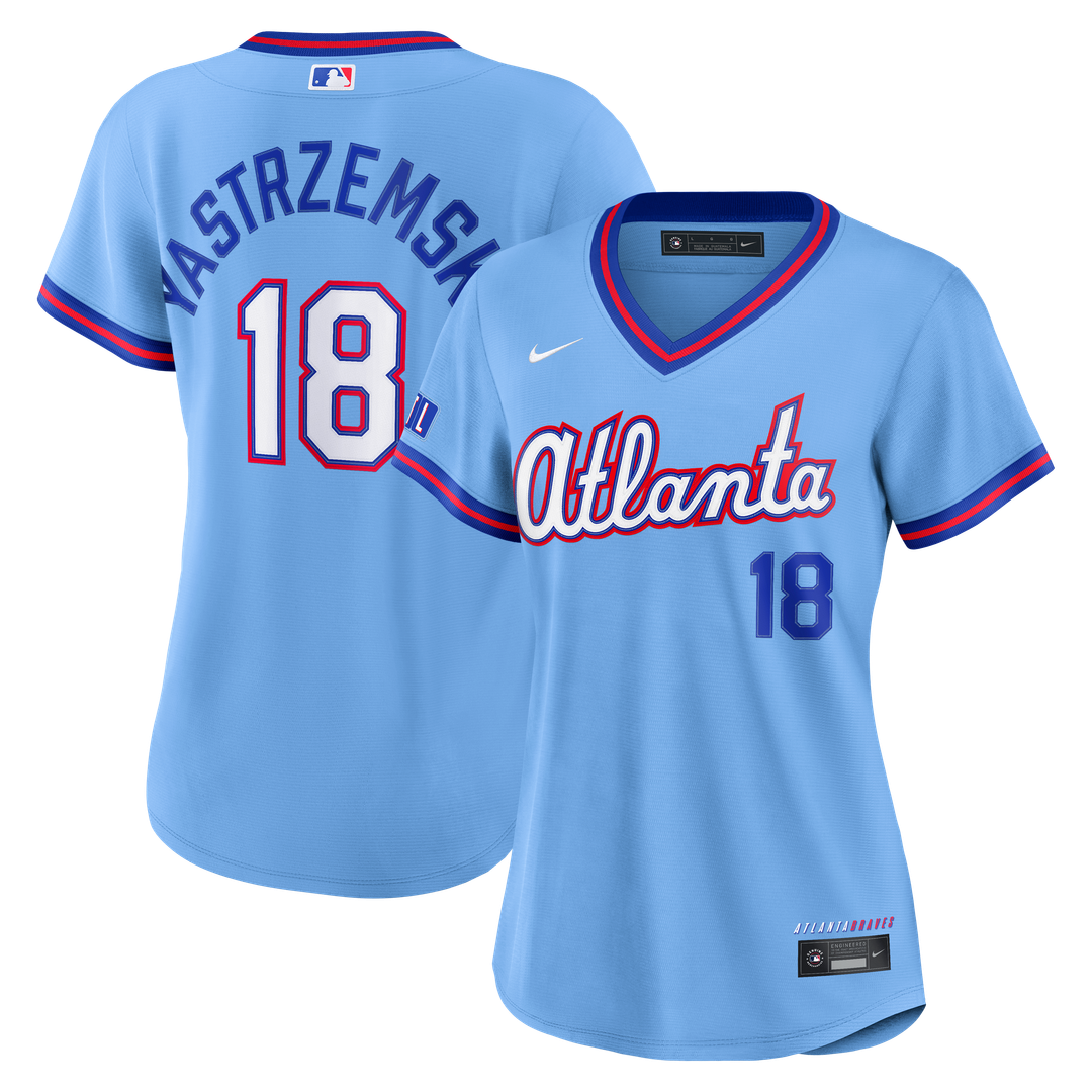 Mike Yastrzemski Atlanta Braves Nike Women's 2026 City Connect Stadium Jersey - Powder Blue