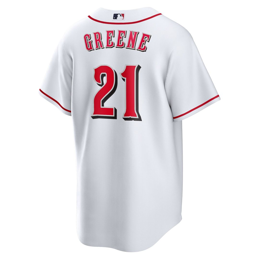 Hunter Greene Cincinnati Reds Nike Home Replica Jersey - White
