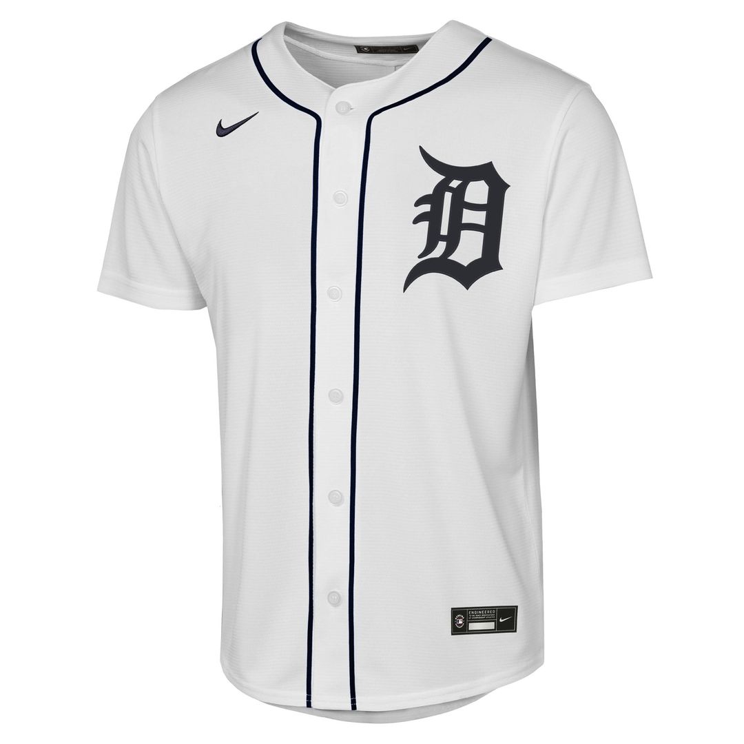 Tarik Skubal Detroit Tigers Nike Youth Home Replica Player Jersey - White