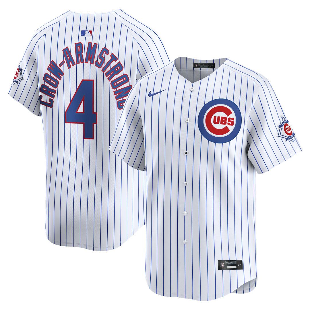 Pete Crow-Armstrong Chicago Cubs Nike 150th Anniversary Limited Jersey - White