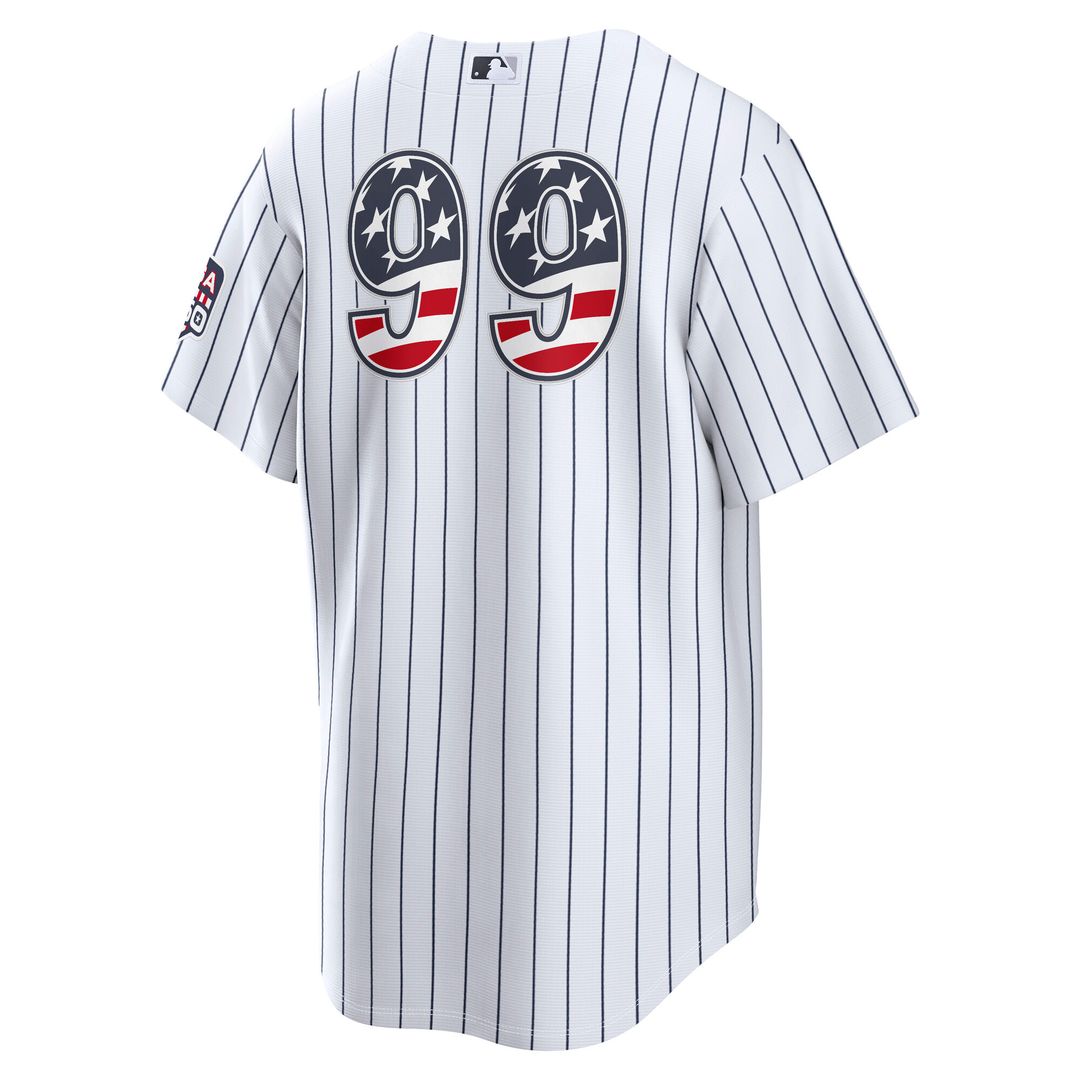 Aaron Judge New York Yankees Nike USA 250 Fourth of July Home Stadium Jersey - White