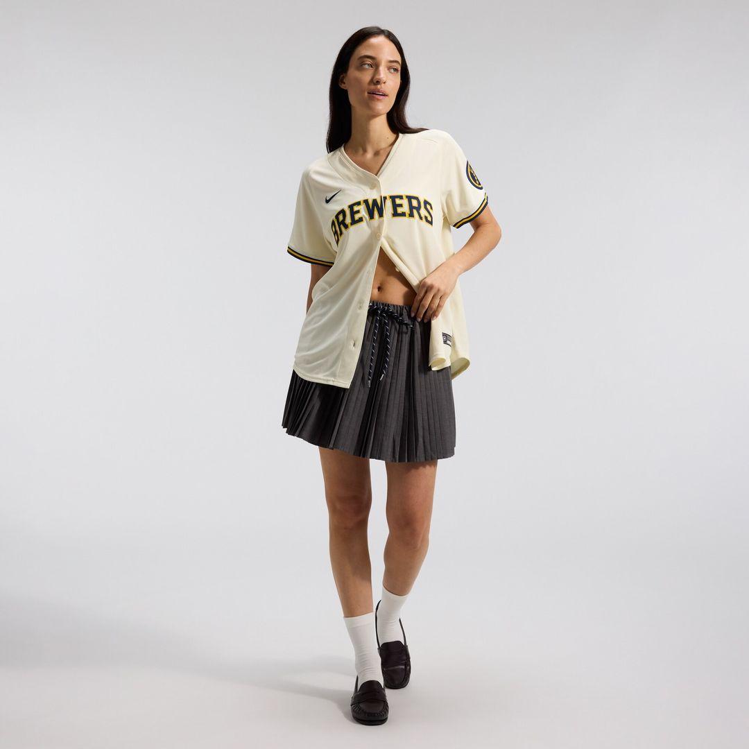 Milwaukee Brewers Nike Women's Home Limited Jersey - Cream