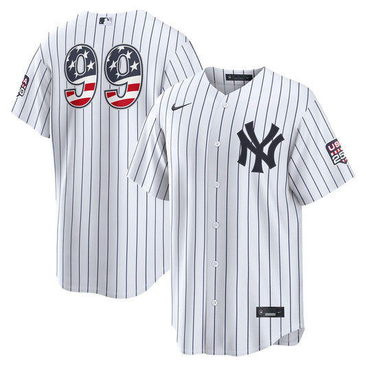 Aaron Judge New York Yankees Nike USA 250 Fourth of July Home Stadium Jersey - White