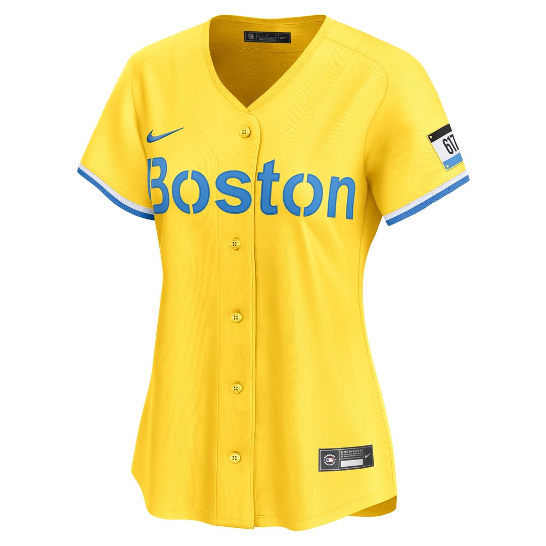 David Ortiz Boston Red Sox Nike Women's City Connect Limited Jersey - Gold