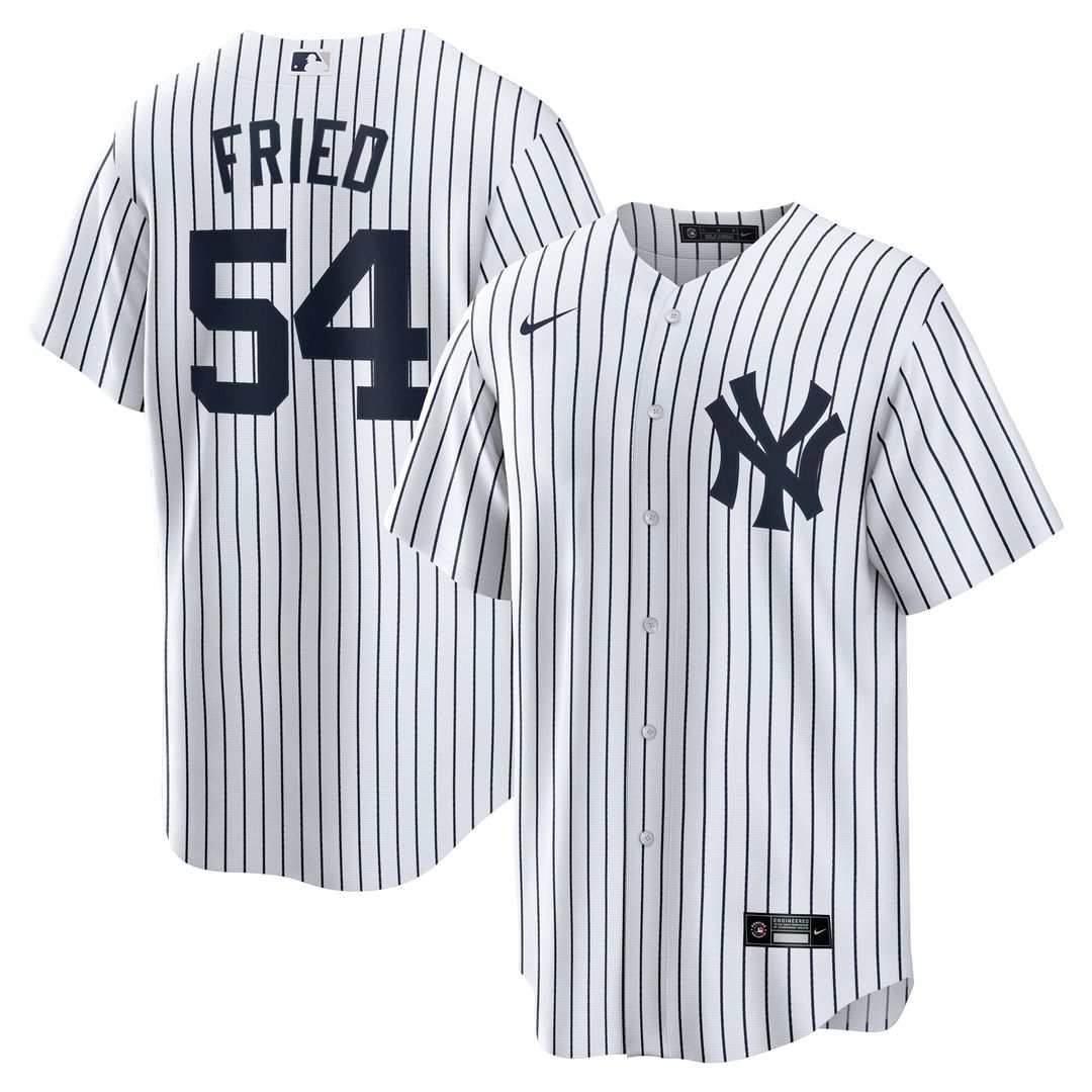 Max Fried New York Yankees Nike Home Replica Player Jersey - White