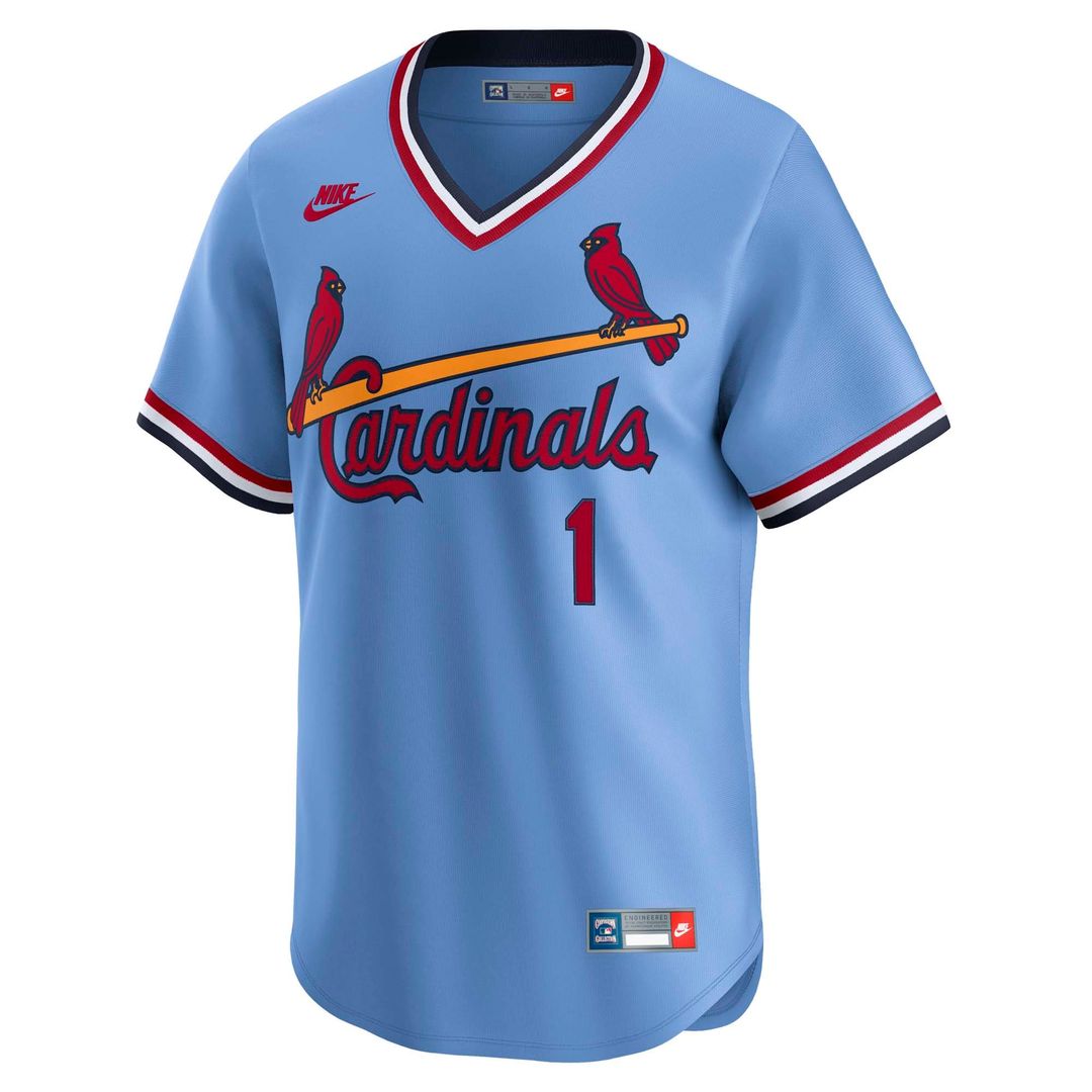 Ozzie Smith St. Louis Cardinals Nike Throwback Cooperstown Collection Limited Jersey - Blue