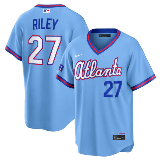 Austin Riley Atlanta Braves Nike 2026 City Connect Stadium Jersey - Powder Blue