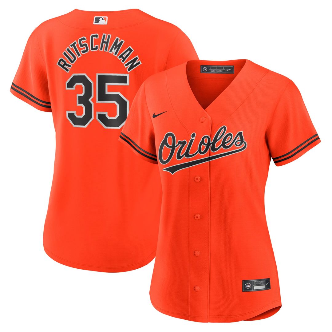 Adley Rutschman Baltimore Orioles Nike Women's Alternate Replica Player Jersey - Orange