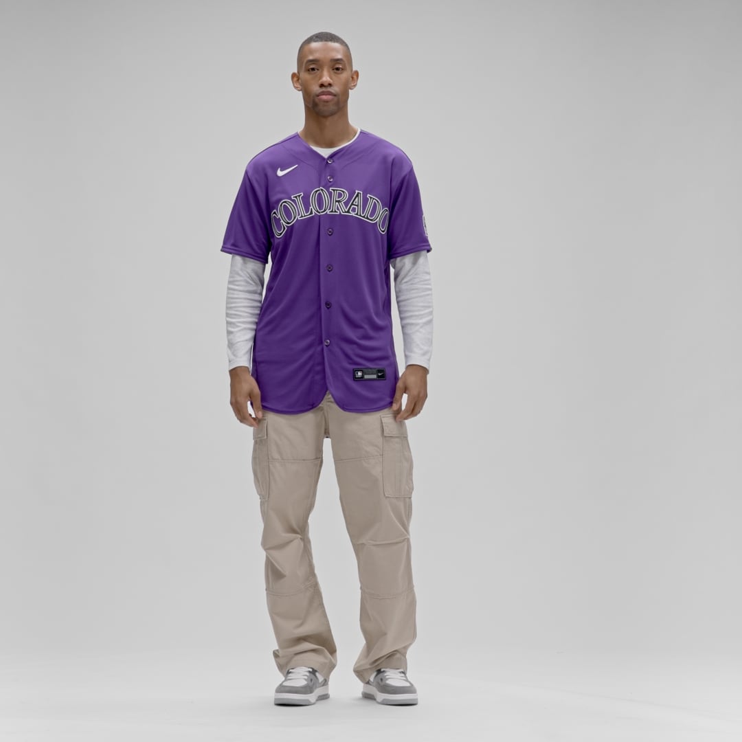 Colorado Rockies Nike Alternate Authentic Jersey - Purple