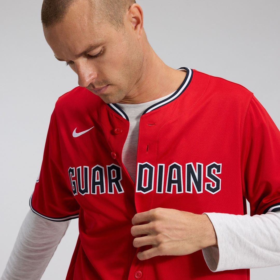 Cleveland Guardians Nike Road Limited Jersey - Gray