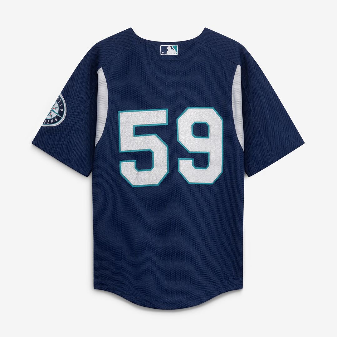 Felix Hernandez Seattle Mariners Mitchell & Ness Toddler Throwback Mesh Batting Practice Jersey - Navy