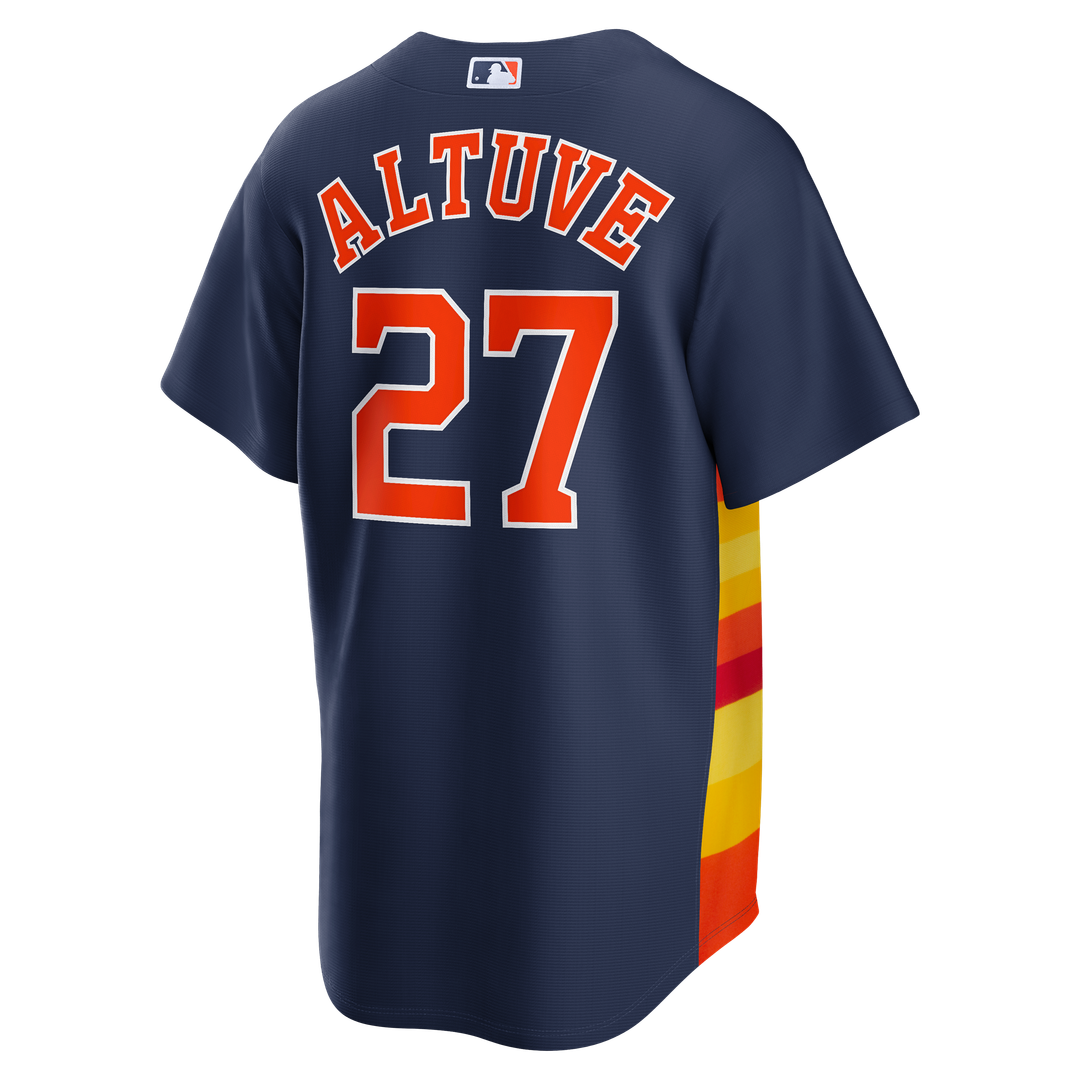 Jose Altuve Houston Astros Nike Alternate 2 Replica Jersey - Navy