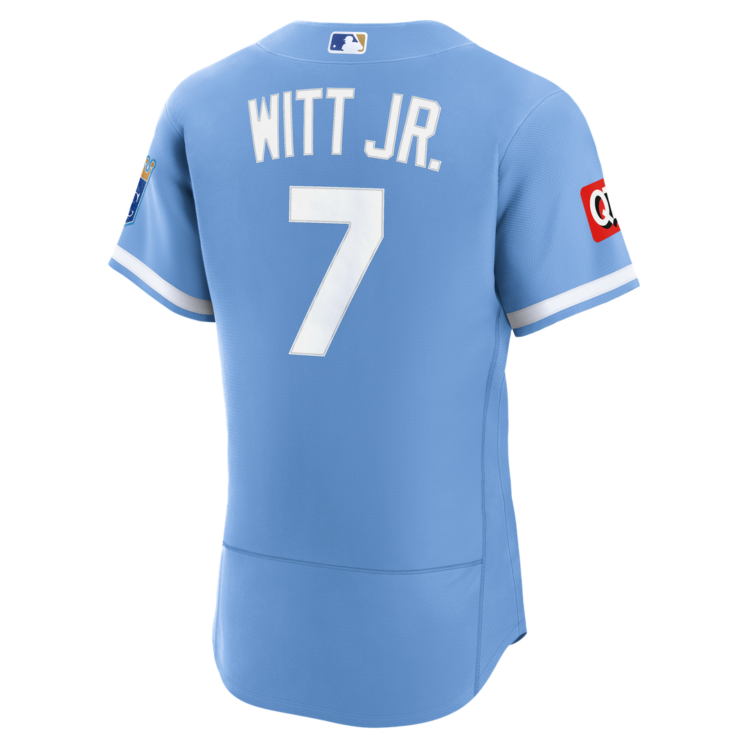 Bobby Witt Jr. Kansas City Royals Nike Home Authentic Sponsor Patch Jersey - White
