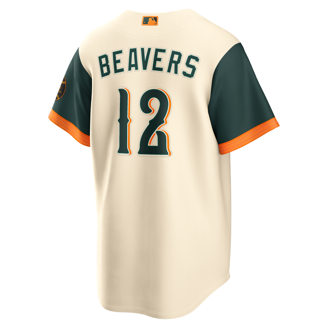 Dylan Beavers Baltimore Orioles Nike 2026 City Connect Stadium Jersey - Cream