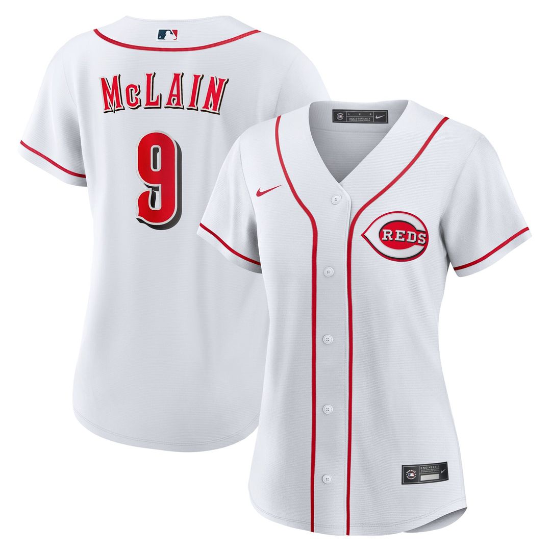 Matt McLain Cincinnati Reds Nike Women's Home Replica Jersey - White