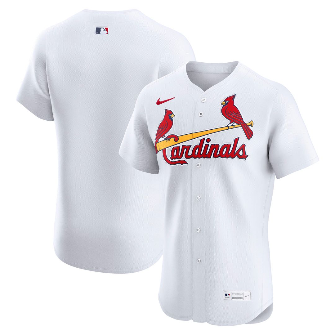St. Louis Cardinals Nike Home Elite Jersey - White