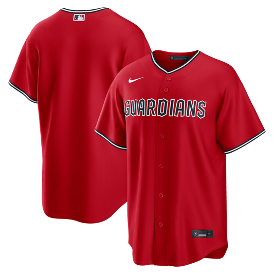Cleveland Guardians Nike Alternate Replica Jersey - Red