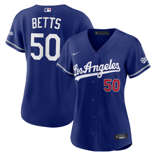 Mookie Betts Los Angeles Dodgers Nike Women's Alternate Stadium Jersey - Royal