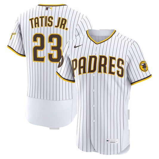 Fernando Tatis Jr. San Diego Padres Nike Home Authentic Sponsor Patch Jersey - White