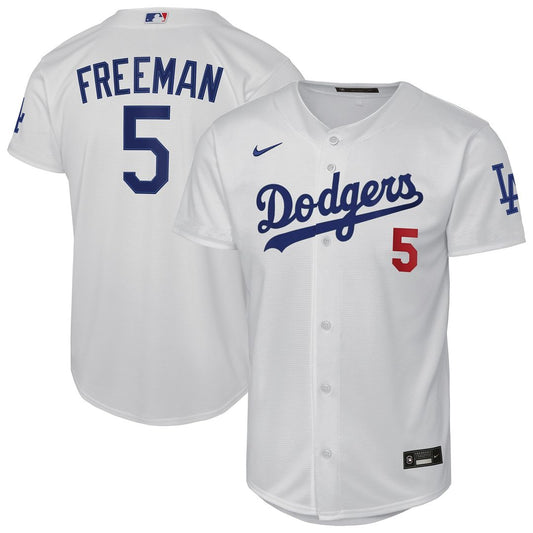 Freddie Freeman Los Angeles Dodgers Nike Youth Home Stadium Jersey - White