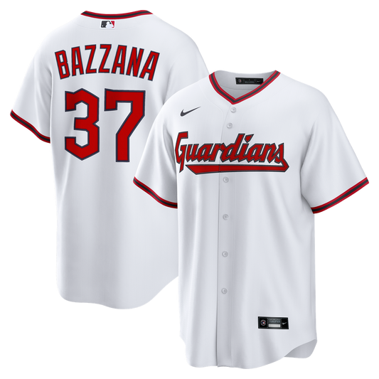 Travis Bazzana Cleveland Guardians Nike Home Replica Jersey - White