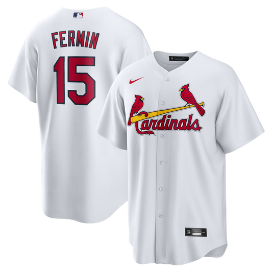 José Fermín St. Louis Cardinals Nike Home Replica Jersey - White