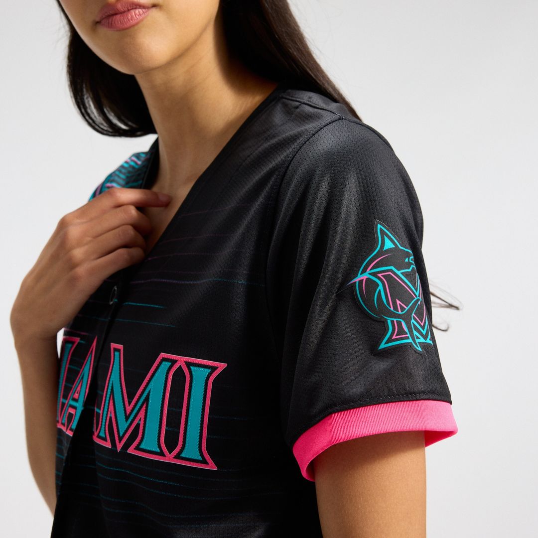 Miami Marlins Nike Women's 2025 City Connect Limited Jersey - Black