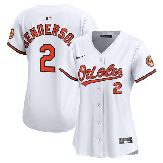 Gunnar Henderson Baltimore Orioles Nike Women's Home Limited Player Jersey - White