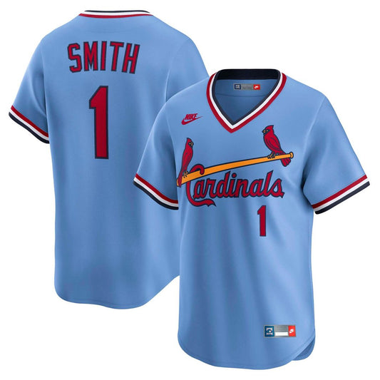 Ozzie Smith St. Louis Cardinals Nike Throwback Cooperstown Collection Limited Jersey - Blue