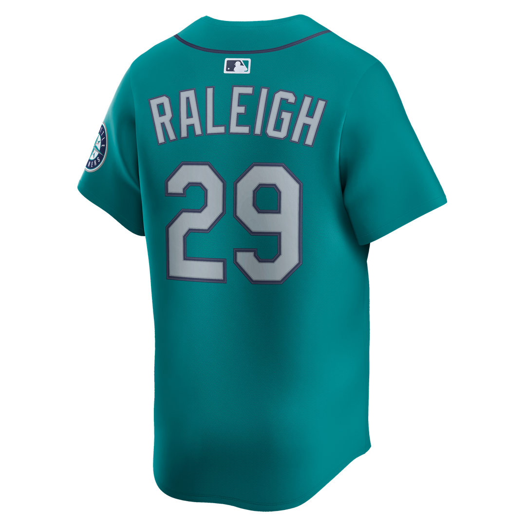 Cal Raleigh Seattle Mariners Nike Alternate Limited Jersey - Teal