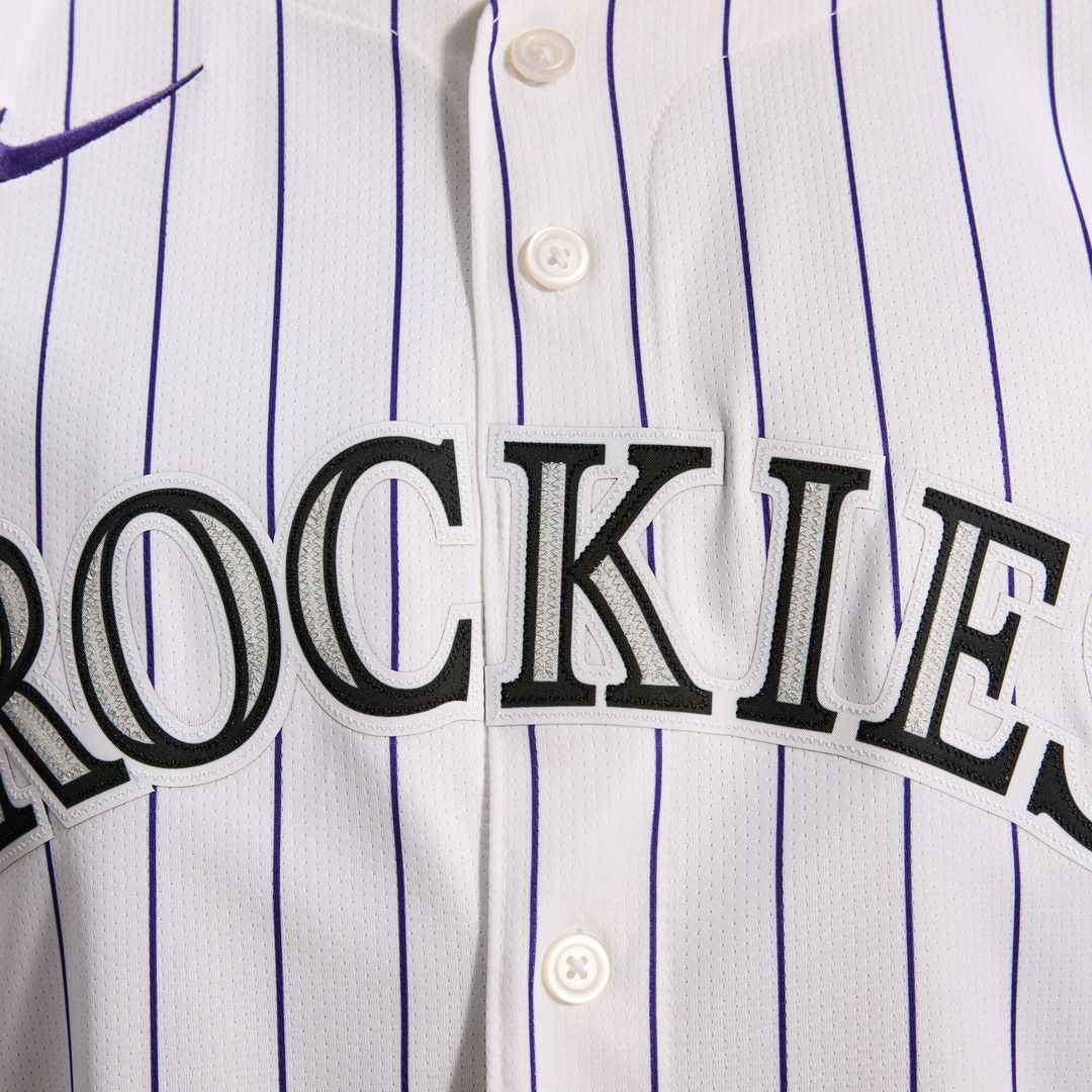Colorado Rockies Nike Home Limited Jersey - White