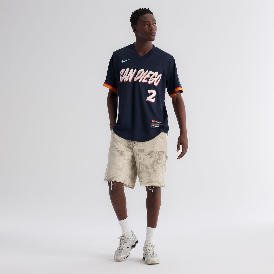 Xander Bogaerts San Diego Padres Nike 2026 City Connect Stadium Jersey - Obsidian