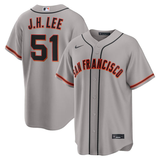 Jung Hoo Lee San Francisco Giants Nike Road Replica Jersey - Gray