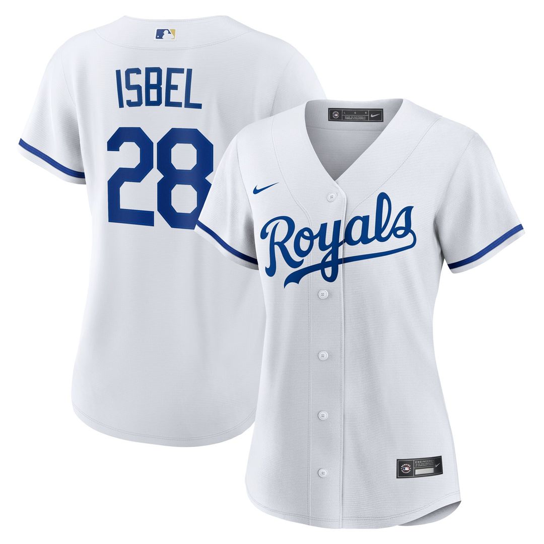 Kyle Isbel Kansas City Royals Nike Women's Home Replica Jersey - White