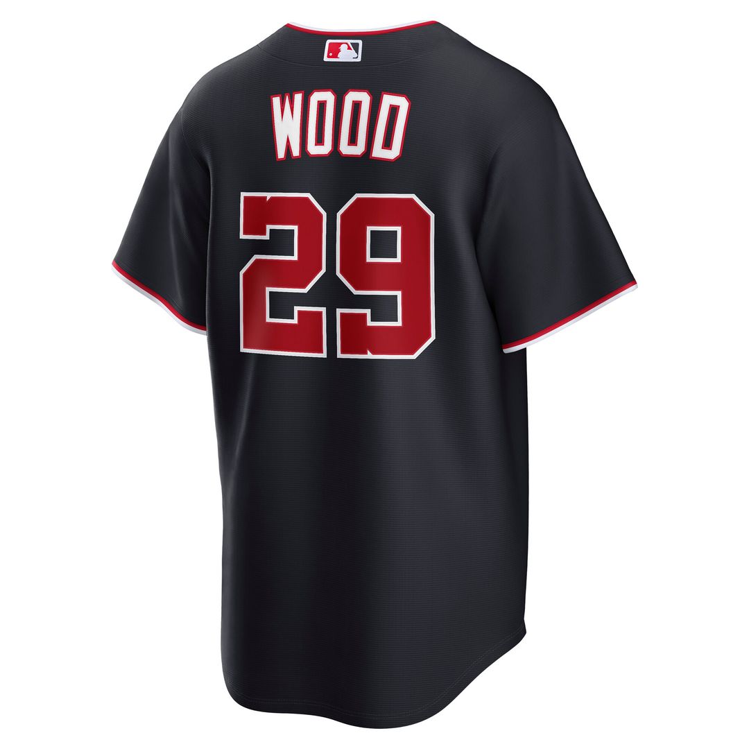James Wood Washington Nationals Nike Alternate Replica Jersey - Navy