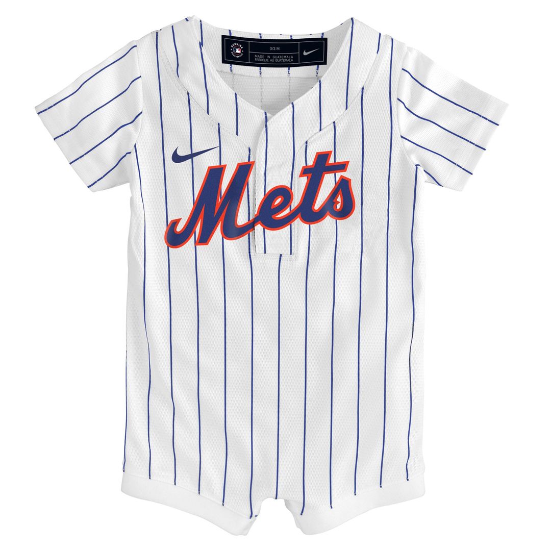 New York Mets Nike Infant Home Replica Romper Jersey - White