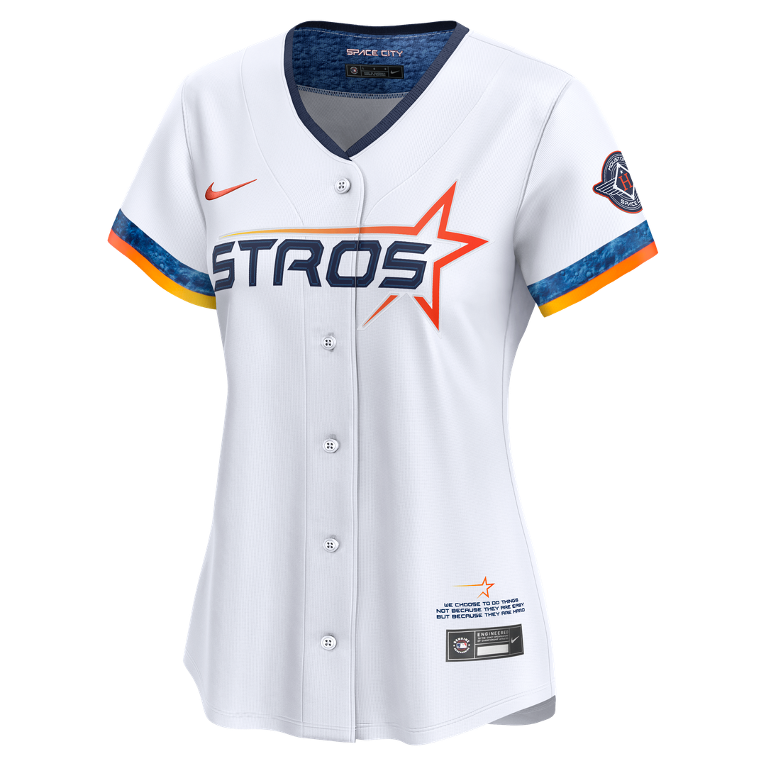 Houston Astros Nike Women's 2025 City Connect Limited Jersey - White