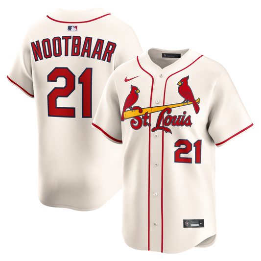 Lars Nootbaar St. Louis Cardinals Nike Alternate 2 Limited Jersey - Cream
