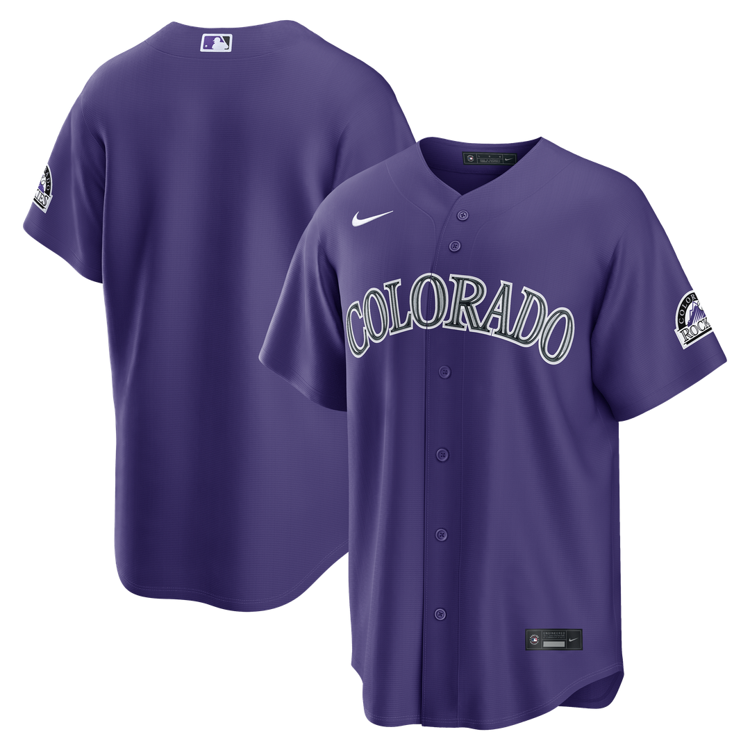 Colorado Rockies Nike  Alternate Stadium Jersey - Purple