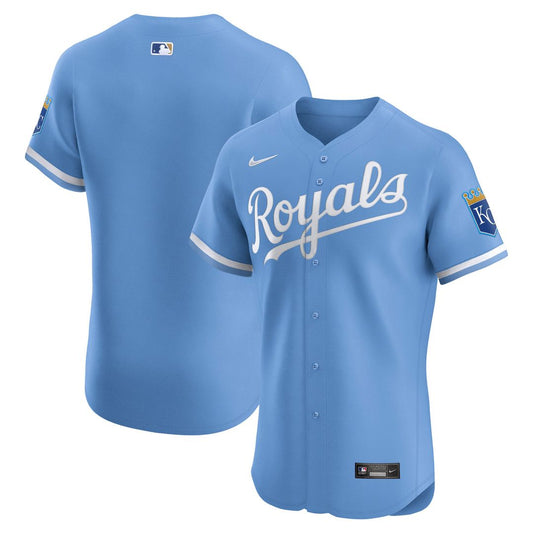 Kansas City Royals Nike Alternate Elite Jersey - Light Blue