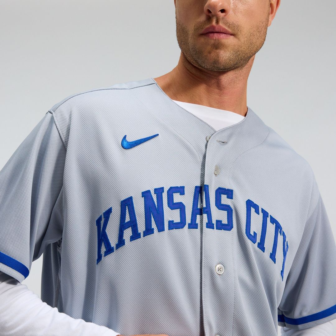Kansas City Royals Nike 2022 Road Authentic Jersey - Gray